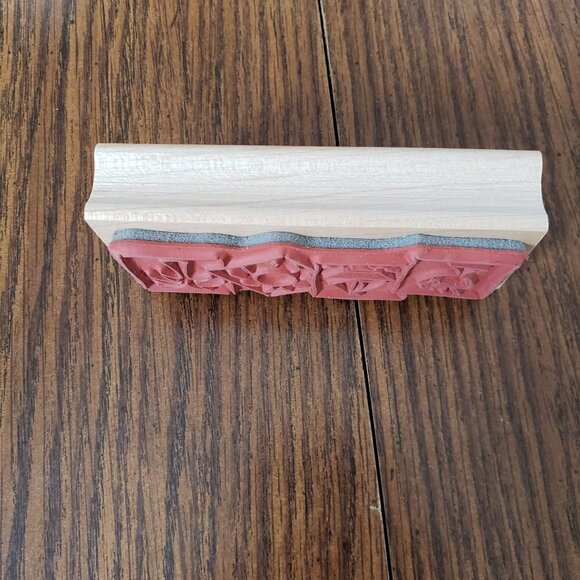 Great Impressions Tropical Summer Themed 4 X 2 Inch Rubber Stamp - Picture 8 of 9